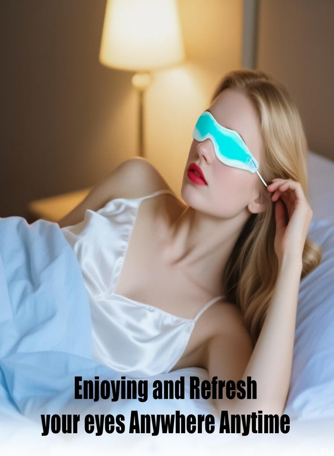Coldcool 2 PCS Cooling Eye Mask, Reusable Cold Eye Mask for Hot Cold Treatment for Eye Strain, Eye Swelling, Eye Redness, Puffy Eyes, Dark Circles, Smooth Fine Lines, and Eye Recover Surgery. - Image 4